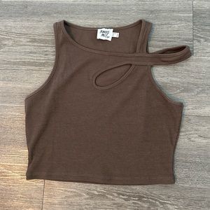 Princess Polly Brown Tank Top